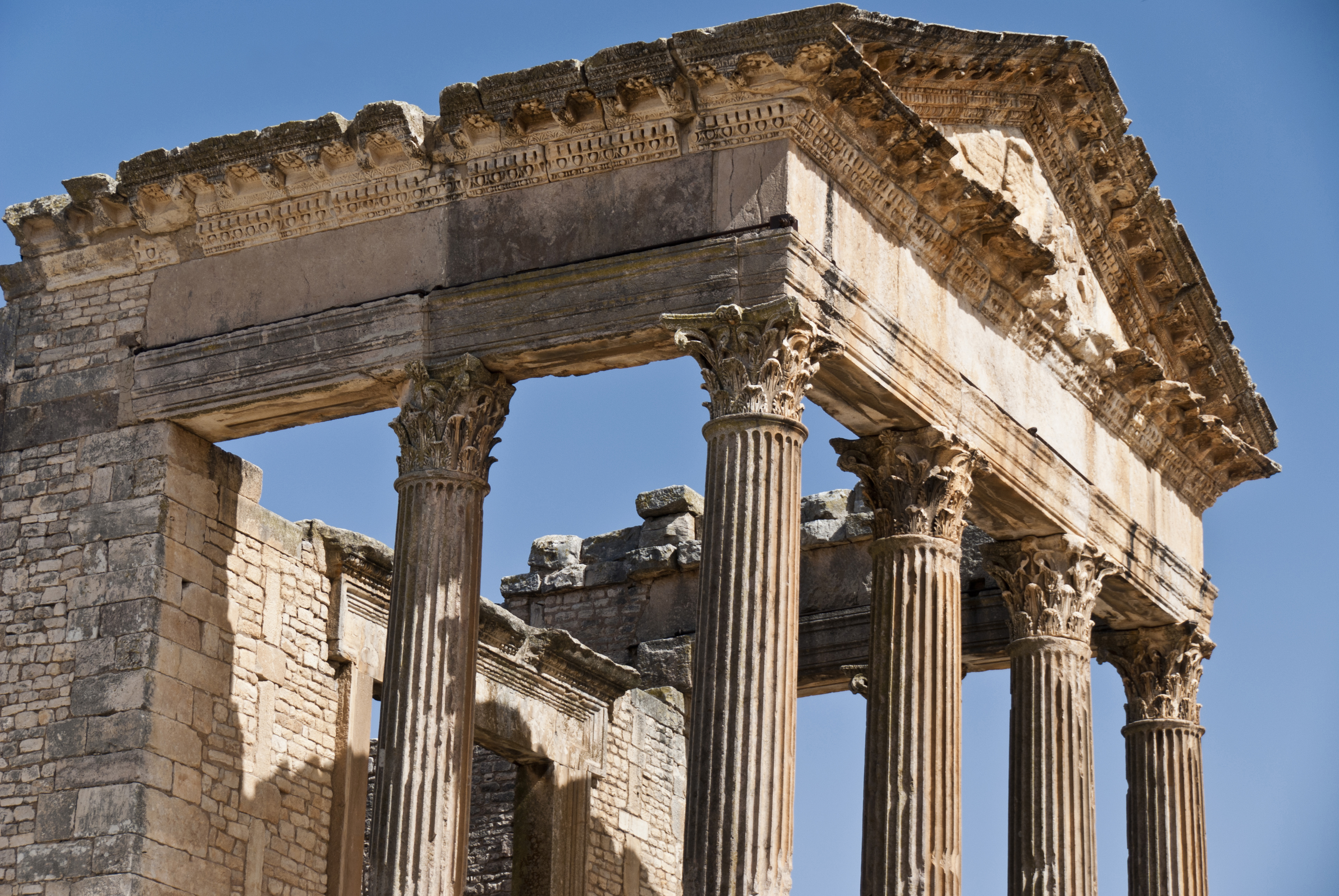 Dougga - römisch archäologische Stätte